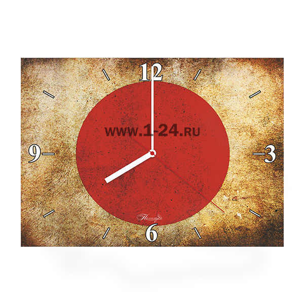 Настенные часы Винтажный флаг, двойные со стеклом – купить по цене 1045 руб.