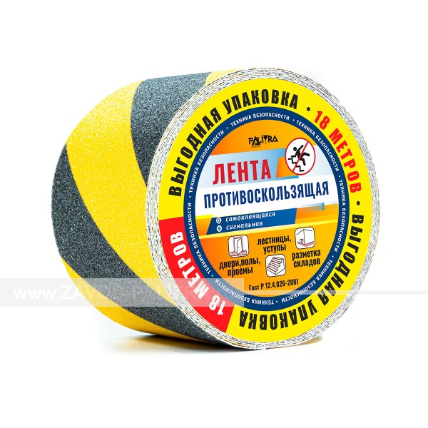 Купить лента противоскользящая 100 мм (ч-ж) по цене 640 руб. на zavod-palitra.ru