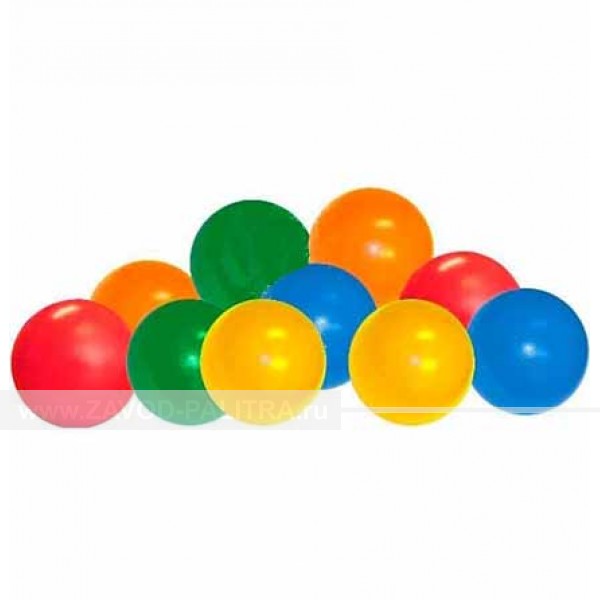 Набор шариков для сухого бассейна (разноцветные) купить в каталоге zavod-palitra.ru