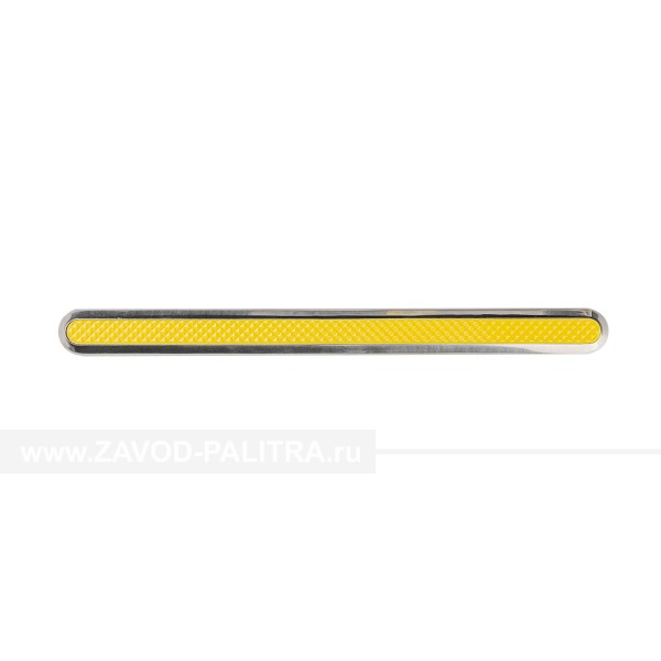 Тактильный индикатор комбинированный желтого цвета 290x25x5 I-0(AISI304-PL) купить