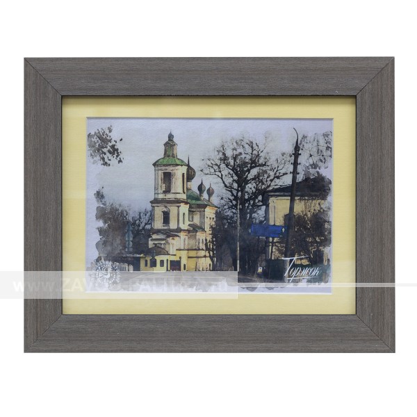 Картина в багете А5 Георгиевская церковь купить 60097-9 цена в каталоге zavod-palitra.ru