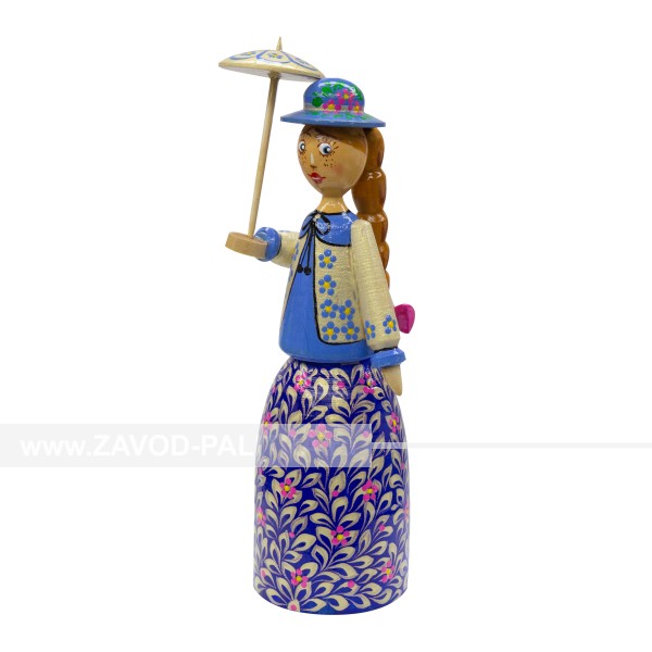 Кукла ручная работа Девушка с зонтиком 14 см заказать по низкой цене Завод «Палитра»