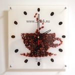 Часы "Кофейные зерна" Арт. 00158