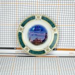 Сувенирная тарелка «Корона Торжка — Борисоглебский монастырь»