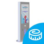 Терминал информационный «INFO-VERT-1(43)V», сенсорный, со стандартным ПО, индивидуальный