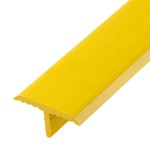 "Холодный пластик", направляющая полоса с закладным элементом, ВхШ 5х30, жёлтая