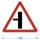 Дорожный знак 2.3.3. "Примыкание второстепенной дороги слева", комм. пленка – вид товара 1