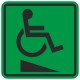 G-24 Пиктограмма тактильная Пандус для инвалидов на креслах-колясках – вид товара 1