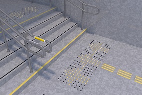 Готовые тактильные индикаторы разноцветные