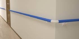 Защита для стен: поручень отбойник