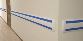 Защита для стен: поручень отбойник