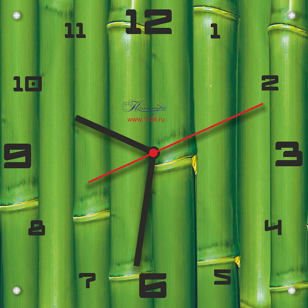 Часы "Зеленый бамбук" Арт. 00502 от производителя