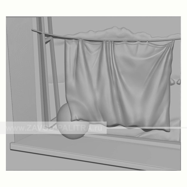 Картина 3D «Натюрморт с шаром», тактильная производство Завод «Палитра»