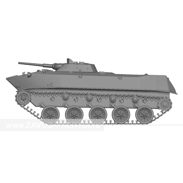 Картина 3D боевой машины десанта БМД-1, тактильная производство Завод «Палитра»