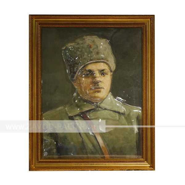 Купить Портрет 3D Ворошилов К.Е., тактильный по цене 14454 руб.