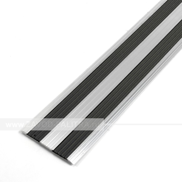 Накладка комбинированная AL92-P(CH) черная для маркировки плоскостей ступени 92x7мм купить за 354 руб. в специальном магазине zavod-palitra.ru