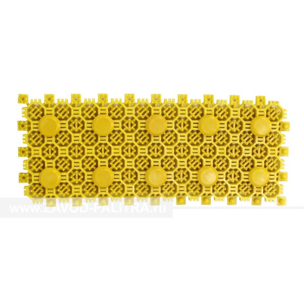 Грязезащитное покрытие «ТифлоПол-10» с индикаторами желтого цвета купить