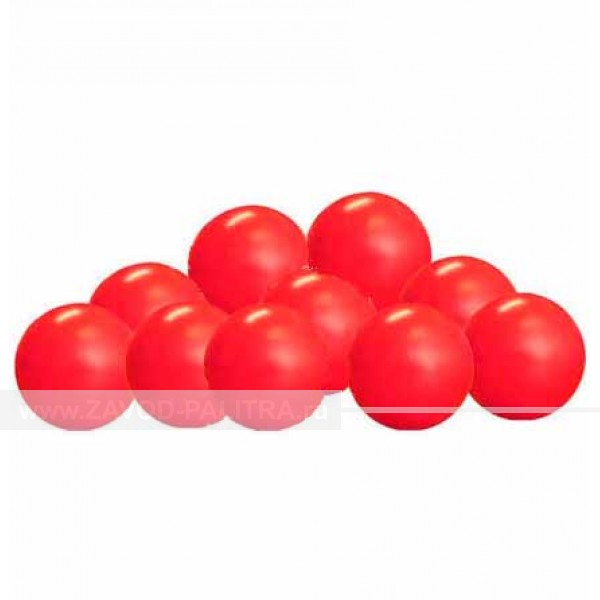 Шарики для сухого бассейна цвет красный диаметра 7,5 см купить в магазине zavod-palitra.ru