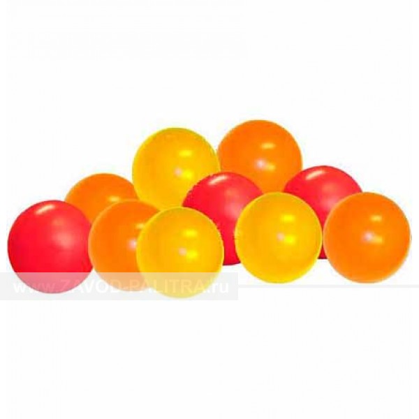 Набор желтых и красных шариков для сухого бассейна заказать по низкой цене Завод «Палитра»