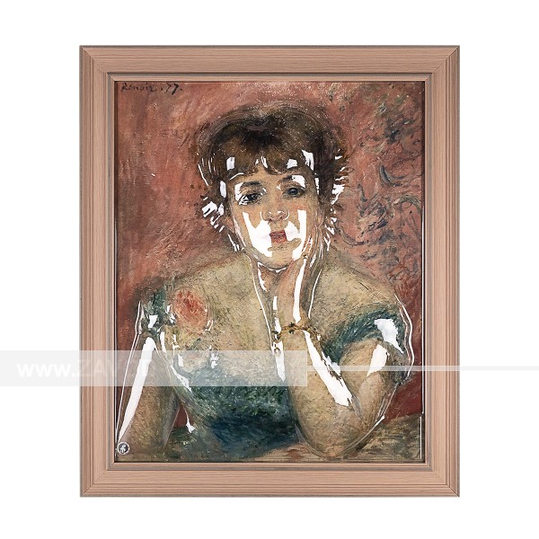 Картина 3D «Портрет актрисы Жанны Самари», тактильная производство Завод «Палитра»