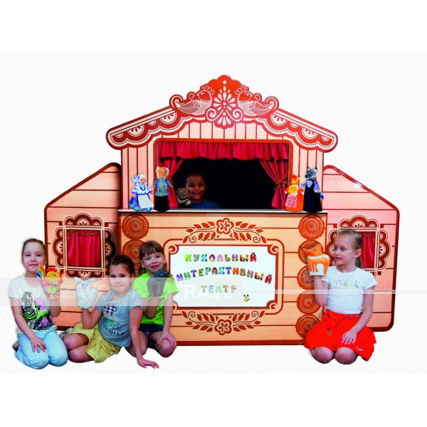 Ширма для кукольного театра с интерактивной панелью заказать по низкой цене Завод «Палитра»