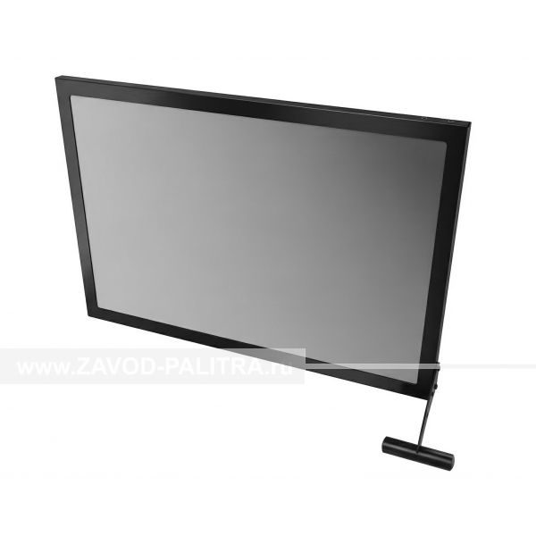 Зеркало антивандальное, AISI304, 450x650 мм, черное – цена 37013 руб.