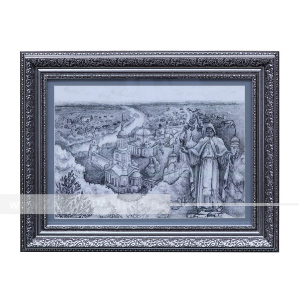 Картина объемная Торжок Борисоглебский монастырь – купить по цене 2584 руб.