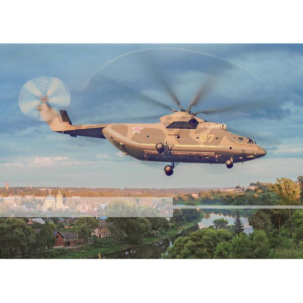 Картина на холсте «Ми-26 в вираже» от производителя