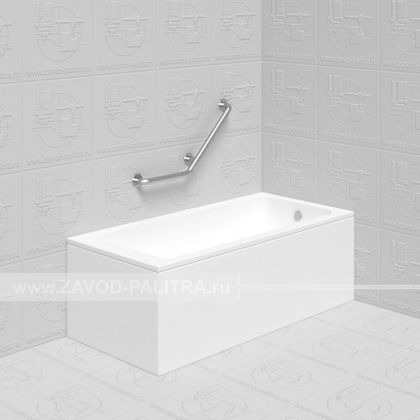 Угловой поручень для ванны Г-образный (правый) 800x435мм заказать по низкой цене