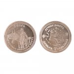 Сувенирная монета "Пушкин и Тверь"