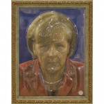 Портрет 3D Канцлер Германии Меркель А., тактильный