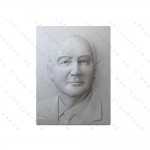 Портрет 3D Генеральный секретарь ЦК КПСС Горбачев М.С., тактильный