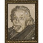 Портрет 3D Физик-теоретик Эйнштейн А., тактильный