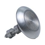 Конус тактильный со штифтом, D25x25, H-4мм, I-14мм, AL (преодолимое препятствие, непреодолимое препятствие)