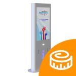 Терминал информационный «INFO-VERT-1(43)V», сенсорный, со стандартным ПО, индивидуальный