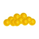 Шарики для сухого бассейна цвет желтый диаметр 7,5см, в коробке 320 шт. 