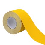 Лента противоскользящая абразивная на самоклеящейся основе желтая 100мм