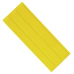Плитка тактильная (направление движения, зона получения услуг) 180х500х4, ПВХ, жёлтый, 10 шт