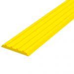 Лента противоскользящая, для контрастной маркировки пола и безопасного передвижения по лестницам ВхШхГ 3х29х1000, материал - ПВХ, желтого цвета
