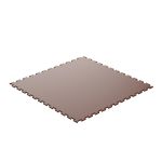 Модульное покрытие для пола из ПВХ, модель 1, размер 400х400х5 мм, цвет коричневый