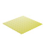 Модульное покрытие для пола из ПВХ, модель 2, размер 400х400х5 мм, цвет жёлтый