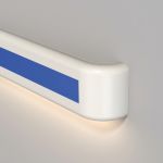 Поручень-отбойник с AL усилителем, контрастной маркировкой и LED-подсветкой ГОРИЗОНТ H140