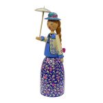 Кукла ручная работа Девушка с зонтиком 14 см 60109-3