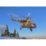 Картина на холсте «Ми-8 и Тихвинская церковь»