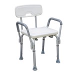 Стул-сиденье для ванной и душа "Антибак", с телескопическими ножками, со спинкой, AL/HDPE