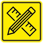 Ш 19 Кабинет геометрии. 150 x 150мм