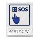 Тактильные пиктограммы по новому ГОСТ 52131-2019 с наклонной площадкой