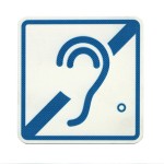 Доступность для инвалидов по слуху 200x200х3 мм Купить