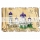Магнит акриловый сувенирный Торжок с достопримечательностями города, монастыри, церкви
