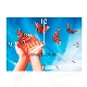 Часы &quot;Руки с бабочками&quot; Арт. 00348
